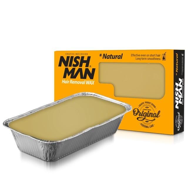 Nishman Professional Depilatory Hard Wax Natural