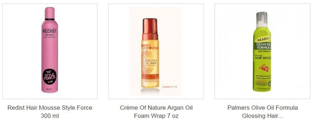 HAIR FOARM AND MOUSSE