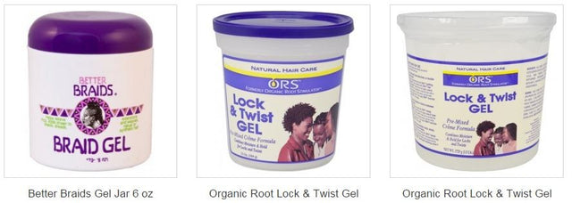 Gels DRED, BRAIDS,WIG, TWIST, LOCKS