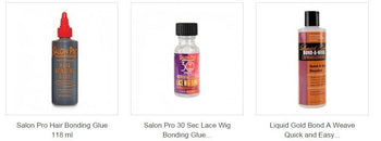 HAIR GLUE, REMOVER AND CLEANSER