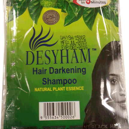 Desyham Hair Darkening Shampoo Conditioner (Black) 26 ml