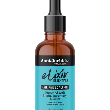 Aunt Jackie's Elixir Biotin Rosemary Mint Oil 59 ml - Africa Products Shop