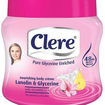 Clere Lanolin and Glycerine Nourishing Body Creme 500 ml - Africa Products Shop