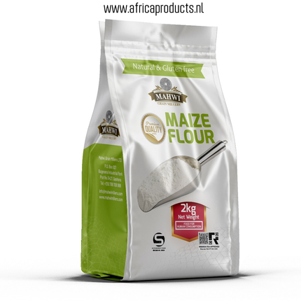 Mahwi Natural and Gluten Free Premium Maize Flour Rwanda 2 kg - Africa Products Shop